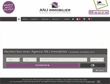 Tablet Screenshot of immobilier-frontignan.com
